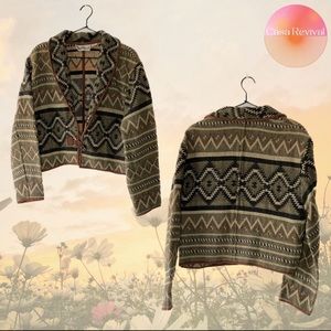 Vintage Flashback Cropped Jacket
